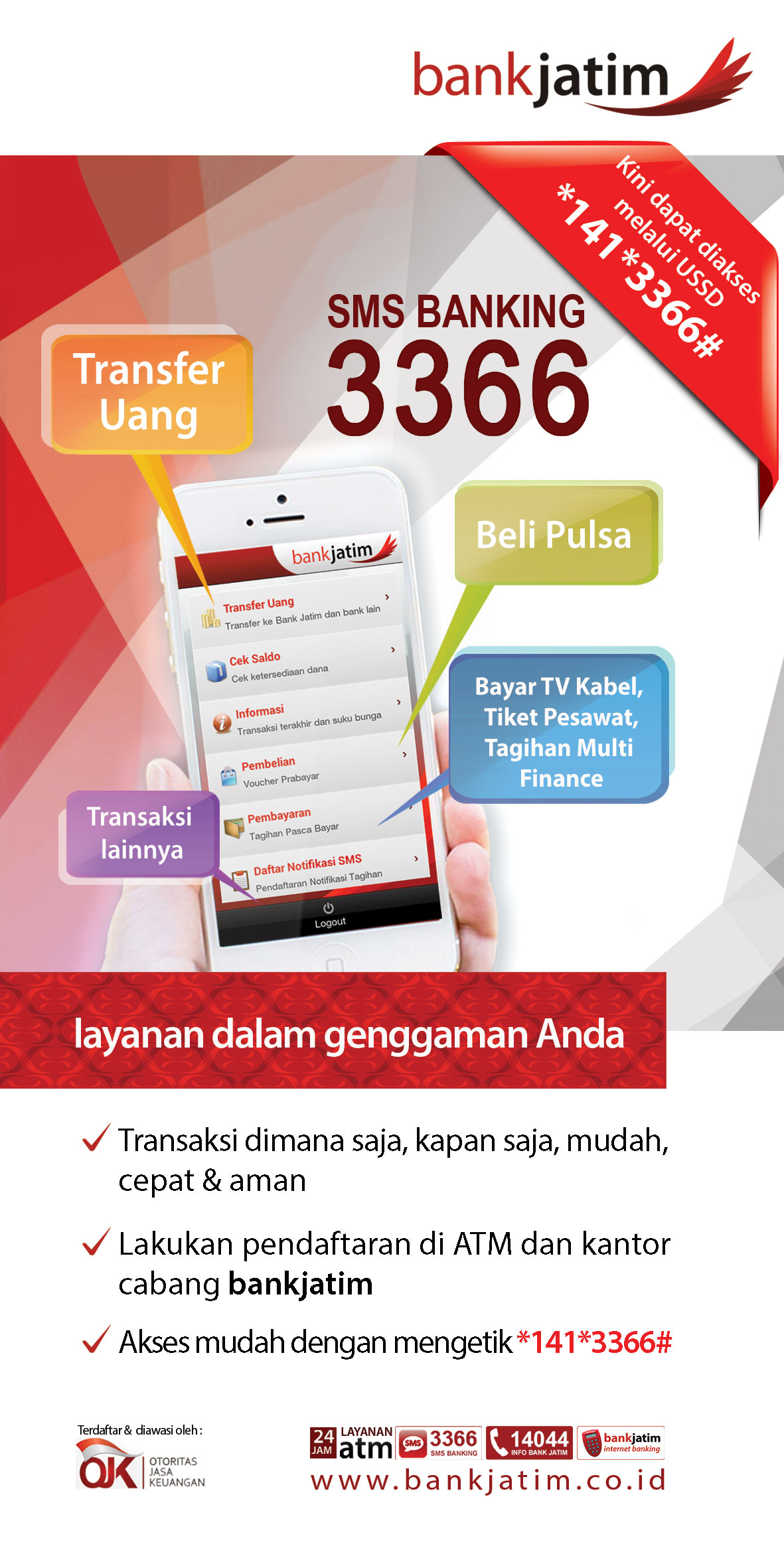 SMS Banking | Bank Jatim