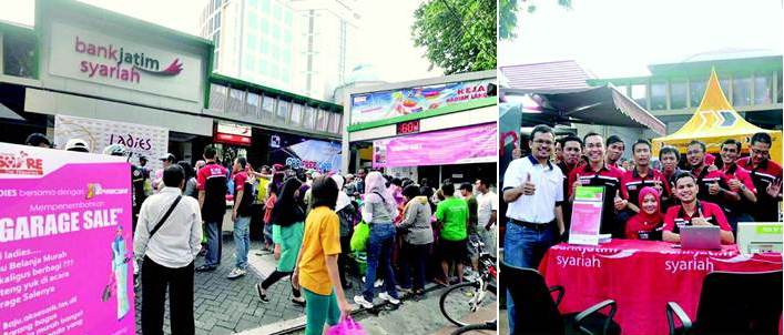 Car Free Day Garage Sale Bank Jatim Syariah